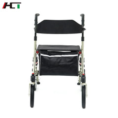 hct 9123d wholesales aluminum patient health care walking aid senior rollator walker with handle and brakes for elderly
