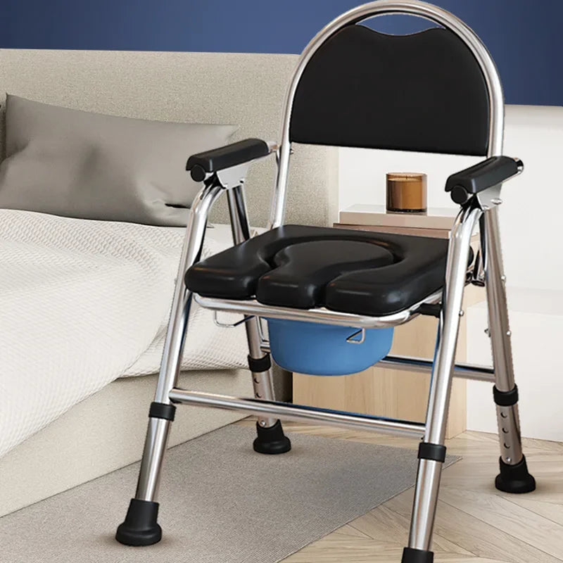 Elderly Chair Stool Toilet Footrest Older Adult Bath Folding Portable Pliable Shower Bathroom Use Tabouret De Douche Furniture
