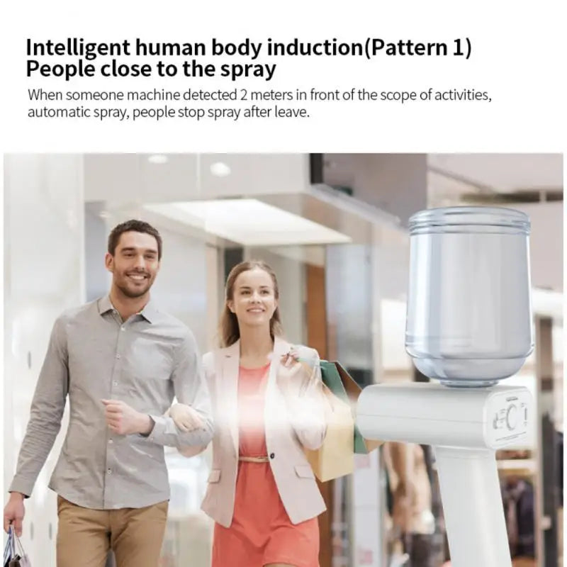 air humidifier nano steam blue light human body induction rechargeable portable beauty instrument disinfection machine 500ml