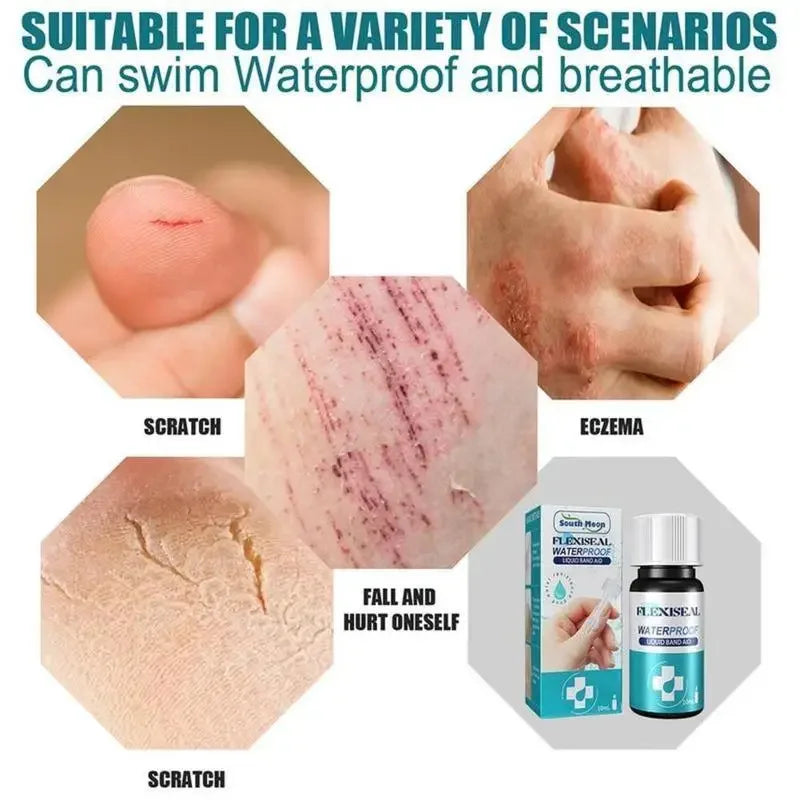 breathable and waterproof wound healing gel liquid bandage wound patch liquid band aid spray wound hemostatic glue