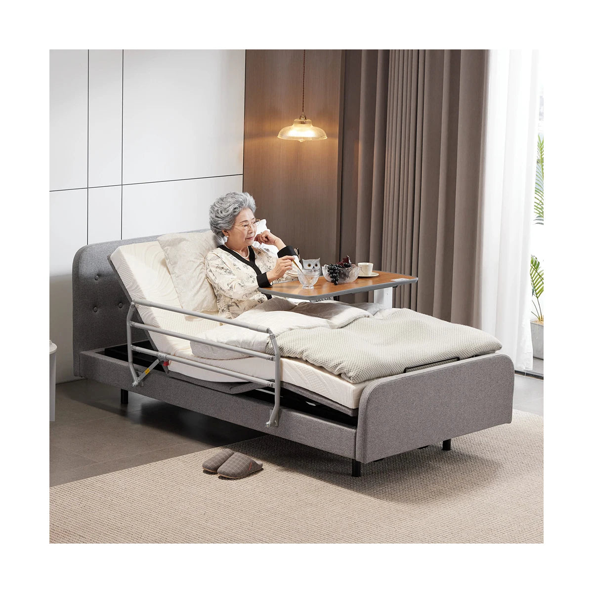 Electric Adjustable Home Care Bed for Seniors, image size:1200x1200