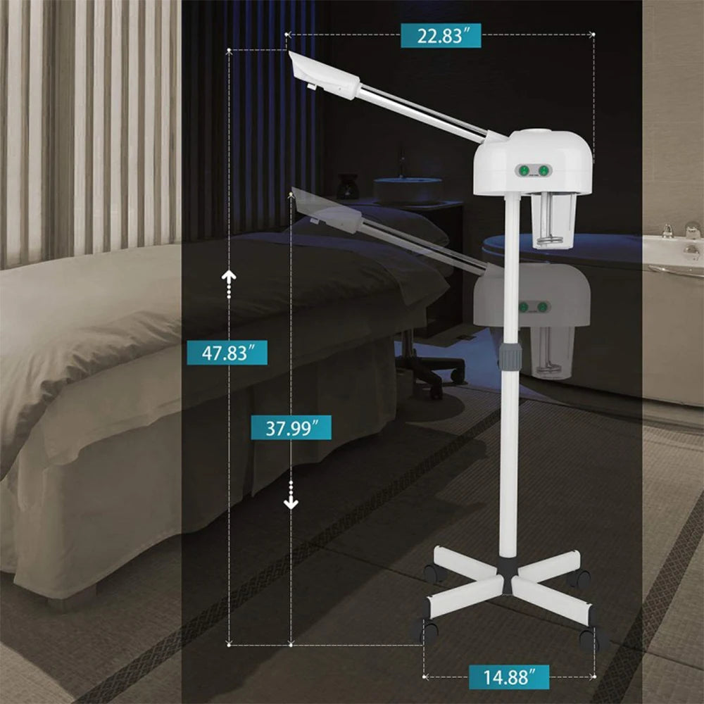 ozone hot facial steamer warm mist humidifier with for face deep cleaning vaporizer skin care whitening salon home spa sprayer