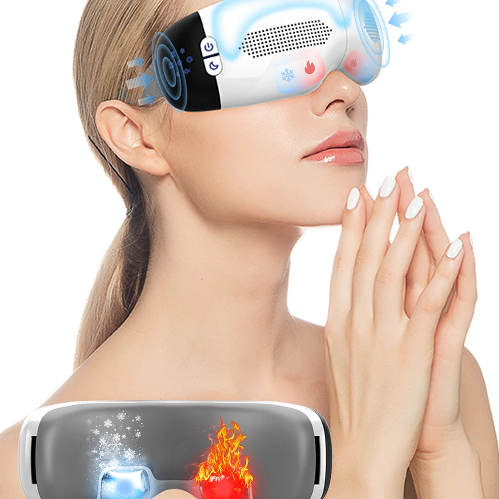 eye massage instrument vibration hot compress soothing visual eye moisturizer intelligent bluetooth adult eye mask eye protector