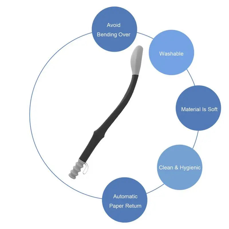 bottom buddy wiping aid bathroom personal care butt wiper cleaner long reach for disabled fat people seniors women long reach