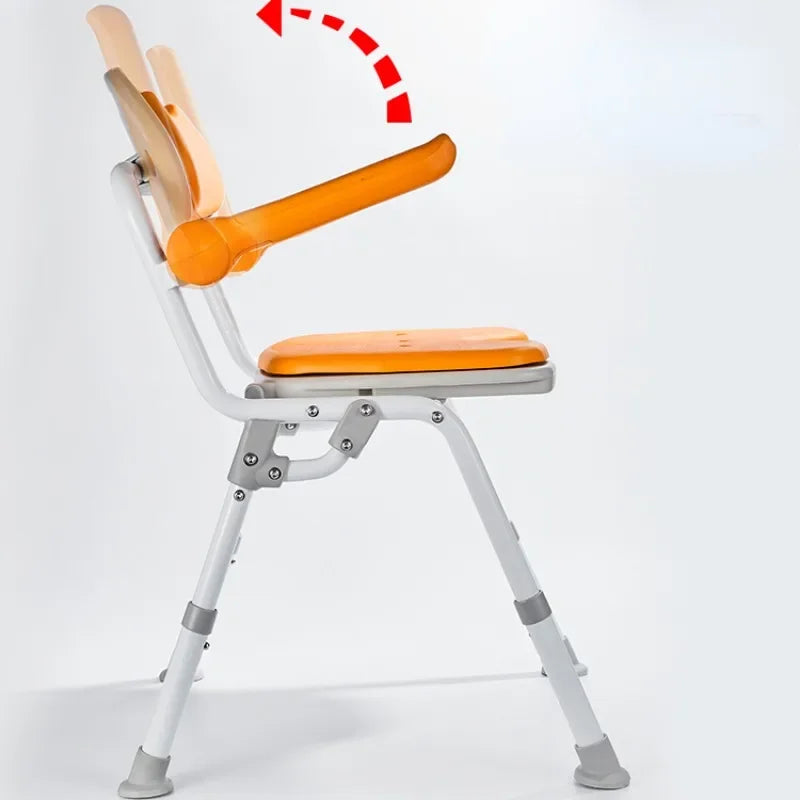 height adjustable bathroom chairs aluminum alloy folding bath chair non slip disabled chair stroke hemiplegic elderly bath aids
