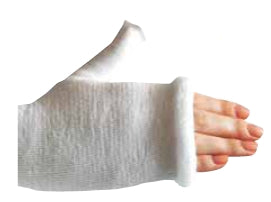 Thumb Spica Stockinette Delta Terry-Net 2 X 19 Inch, Synthetic Fiber, Long Arm, 10/CS
