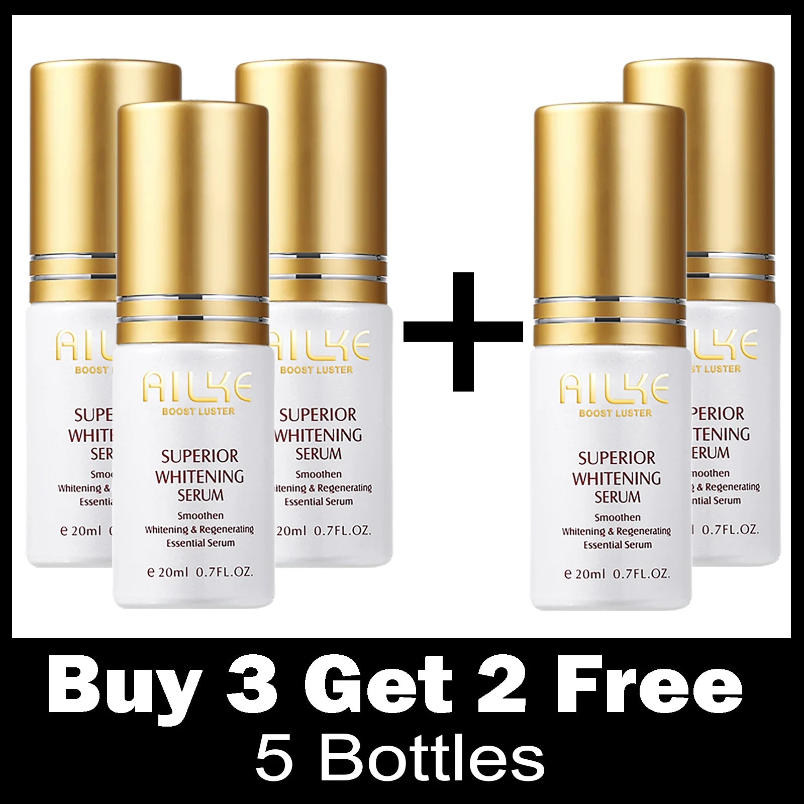 ailke super whitening face serum moisturizes hydration removes dark spots freckles chloasma with vitamin c fast results