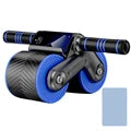abdominal wheel exerciser dual wheel design ab slider roller automatic rebound anti slip home gym fitness equipment