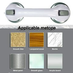 safety shower handle grab bars grip dual locking safety suction cups anti slip support medical assist toilet bathroom