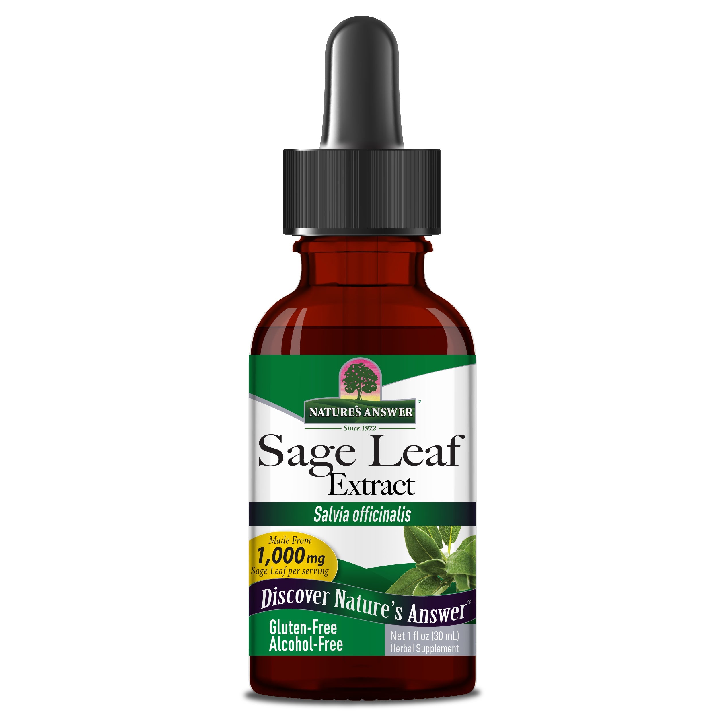 Nature's Answer - Sage - Alcohol Free - 1 Oz