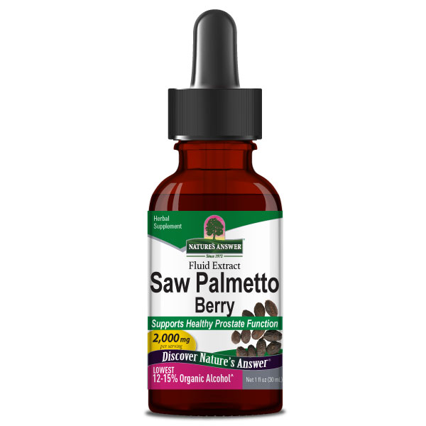 Nature's Answer - Saw Palmetto Berry Alcohol Free - 1 Fl Oz