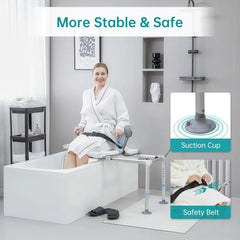 Heavy Duty Sliding Shower Chair