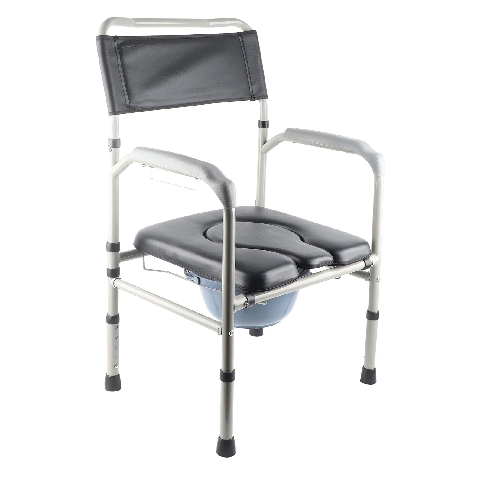 aluminum alloy adult toilet commode toilet chair bedside bathroom