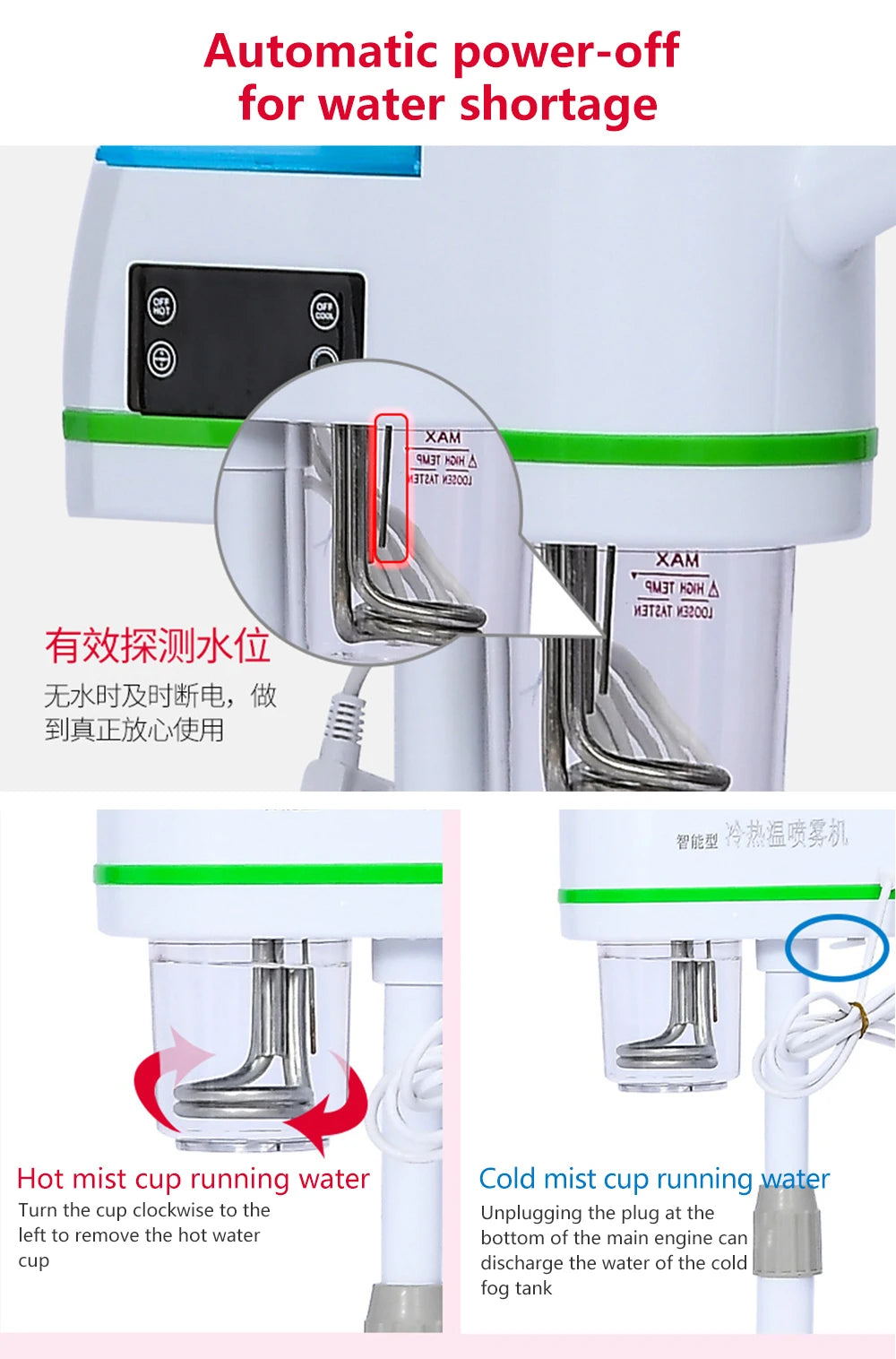 skin care whitening nano hot facial steamer warm mist ion steaner for face deep cleaning vaporizer ozone salon home spa sprayer 1