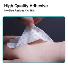 5pcs bordered guaze pad sterilized wound dressing waterproof adhesive wound plaster bandage sticker home travel first aid kit 1