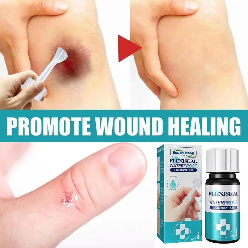 breathable and waterproof wound healing gel liquid bandage wound patch liquid band aid spray wound hemostatic glue 1