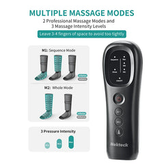 nekteck foot legs air compression massager calf wraps massage for blood circulation and relaxation physical massage boot