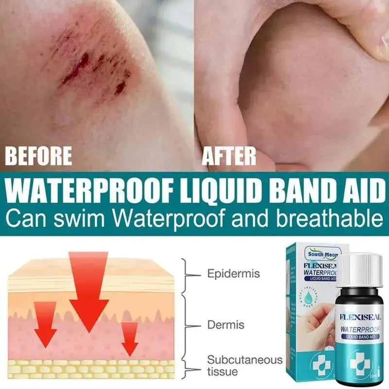 breathable and waterproof wound healing gel liquid bandage wound patch liquid band aid spray wound hemostatic glue