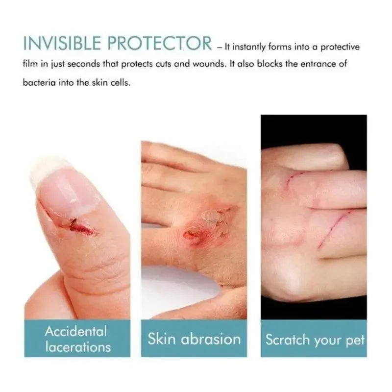 breathable and waterproof wound healing gel liquid bandage wound patch liquid band aid spray wound hemostatic glue