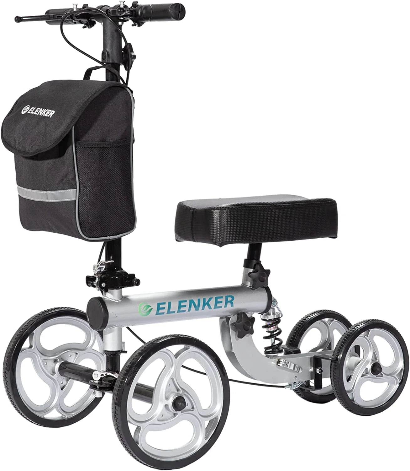 Elenker YF-9002A Steerable Deluxe Medical Knee Walker 10" Wheels (Copy)