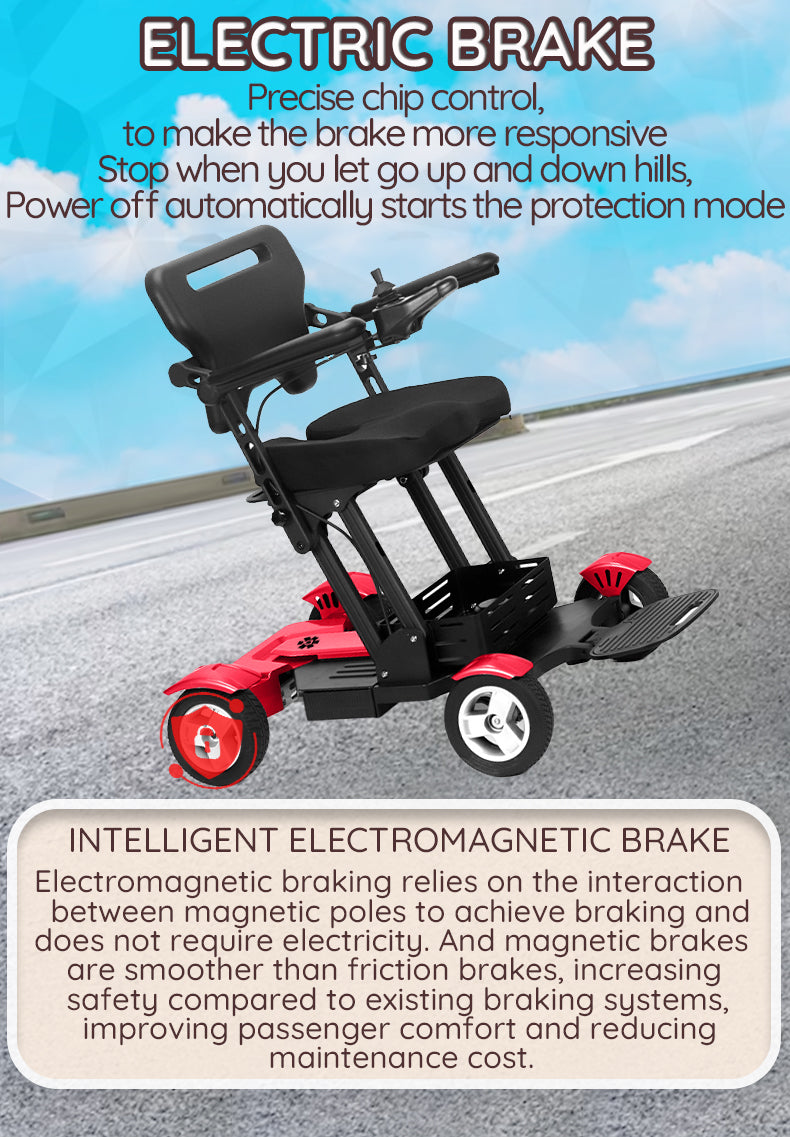 titan mobility ultra lightweight collapsible travel electric wheelchair