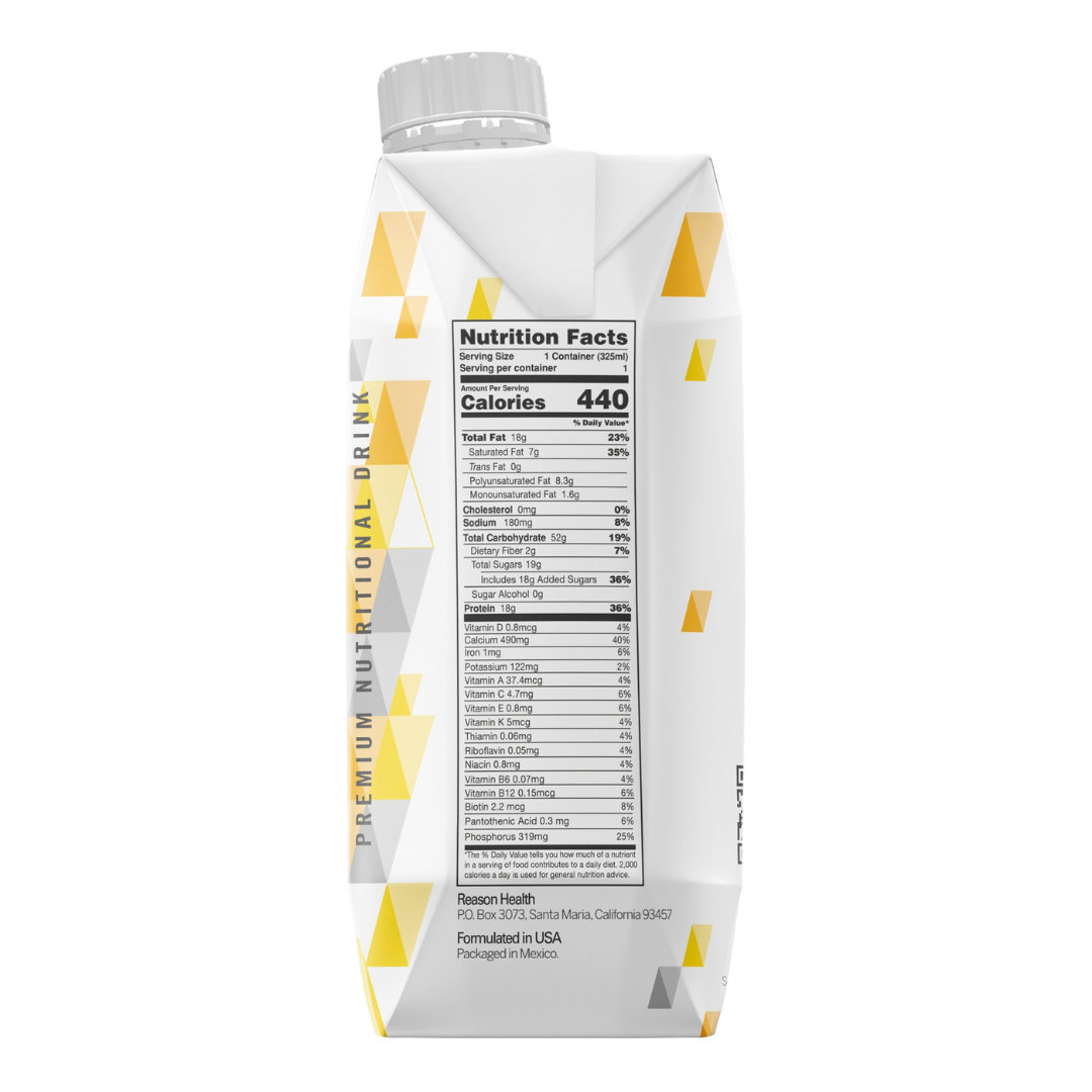 Oral Supplement Reason Strawberry Flavor Liquid 11 oz. Reclosable Carton