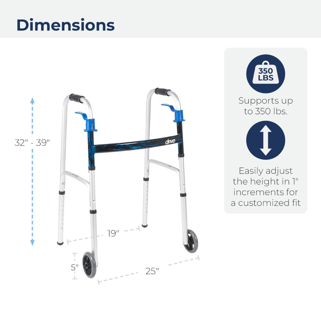 walker folding adult trigger release drive