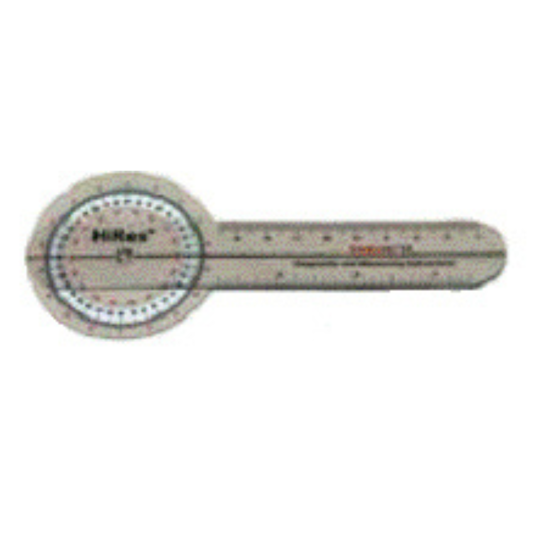 baseline hires goniometer 6 plastic 360 degree
