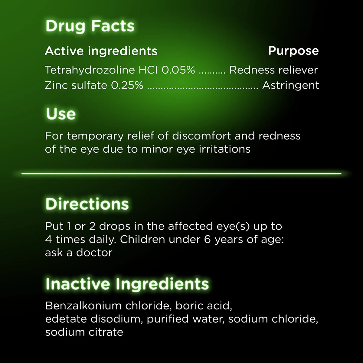 Irritated Eye Relief Visine