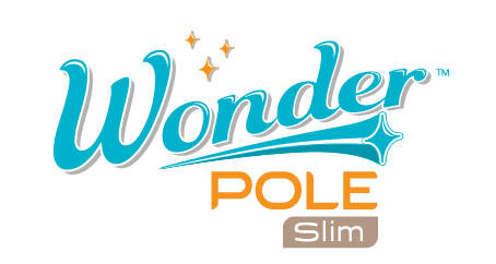 Wonder Pole Slim - Adjustable, Space-Saving Home Fitness Solution for Total Body Workouts