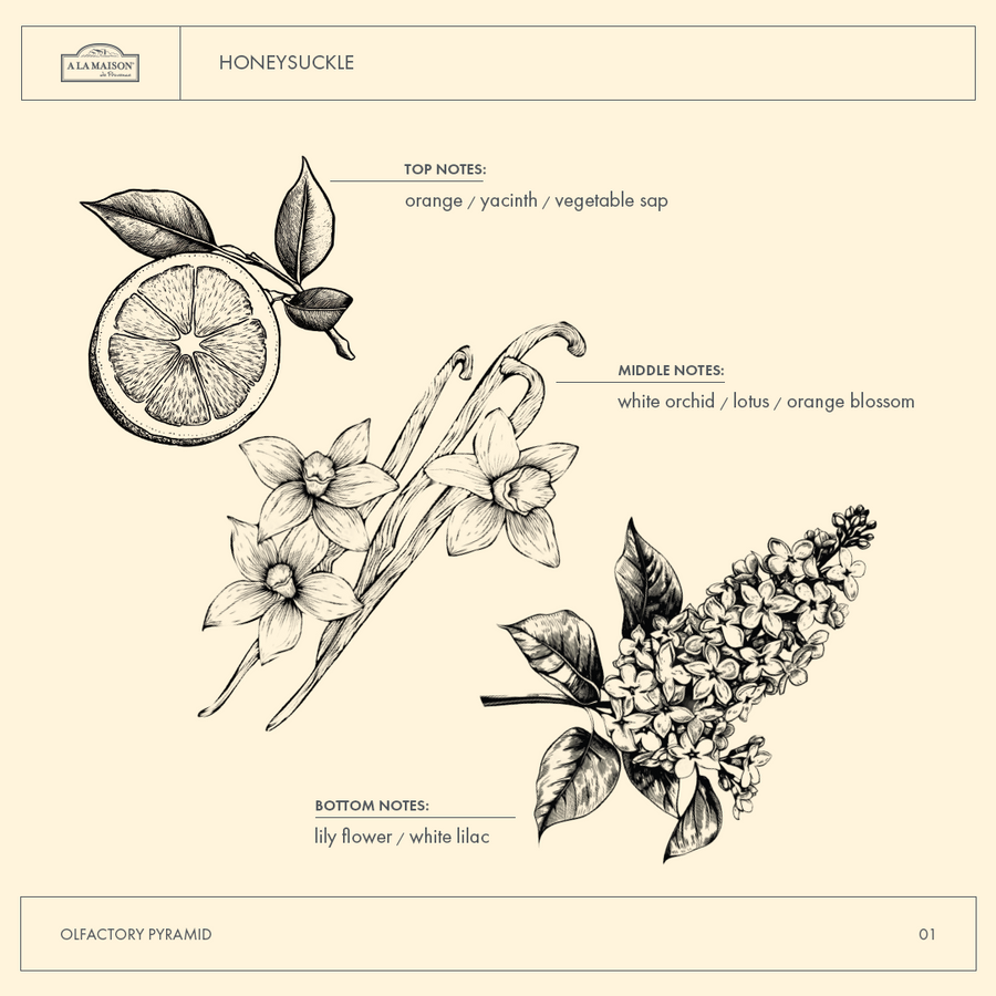 a la maison deodorant honeysuckle 2 4 oz