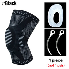 Patella Medial Support Knee Brace Strap Silicone Compression