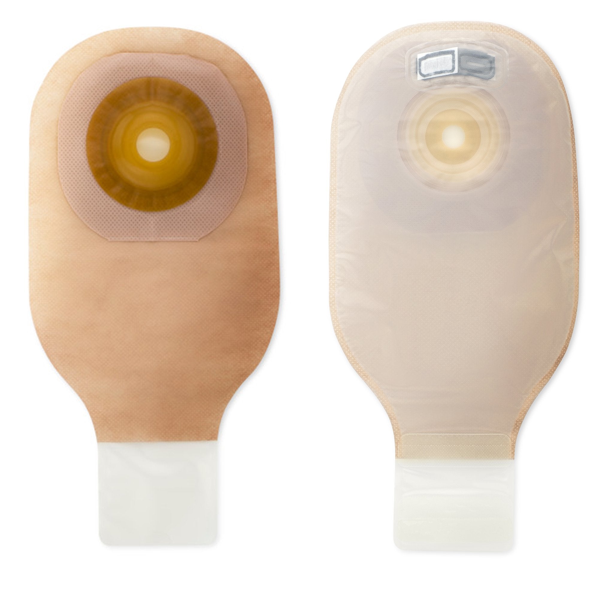 Ostomy Pouch Premier One-Piece System 12 Inch Length Convex, Pre-Cut 7/8 Inch Stoma Drainable
