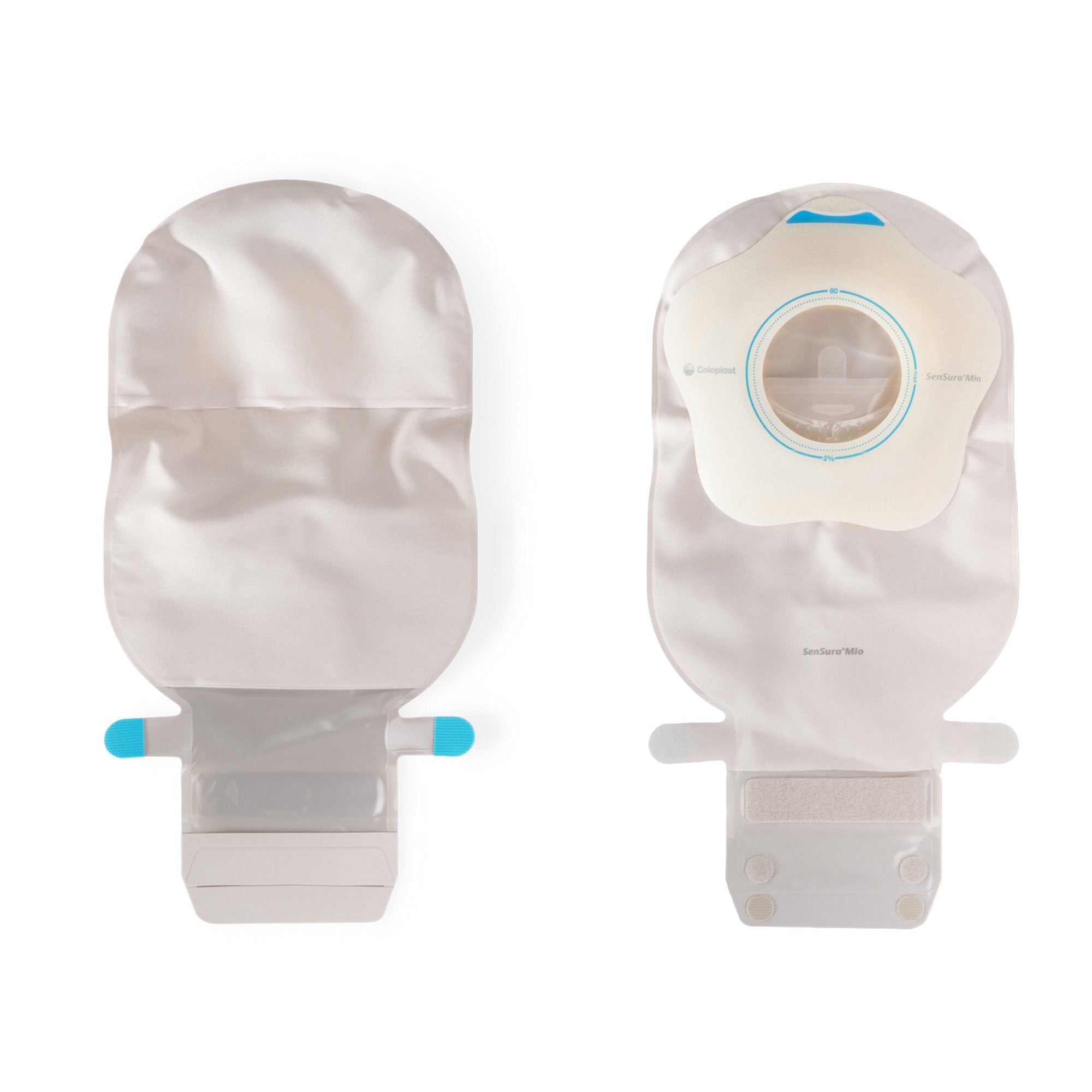 Ostomy Pouch SenSura Mio Concave One-Piece System 11 Inch Length, Maxi Convex, Pre-Cut 2 Inch Stoma Drainable