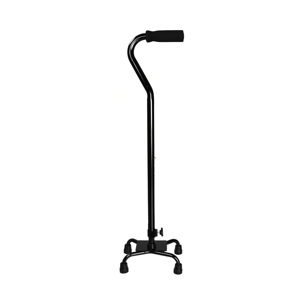Small Base Quad Cane McKesson Steel 30 to 39 Inch Height Black Case of 4