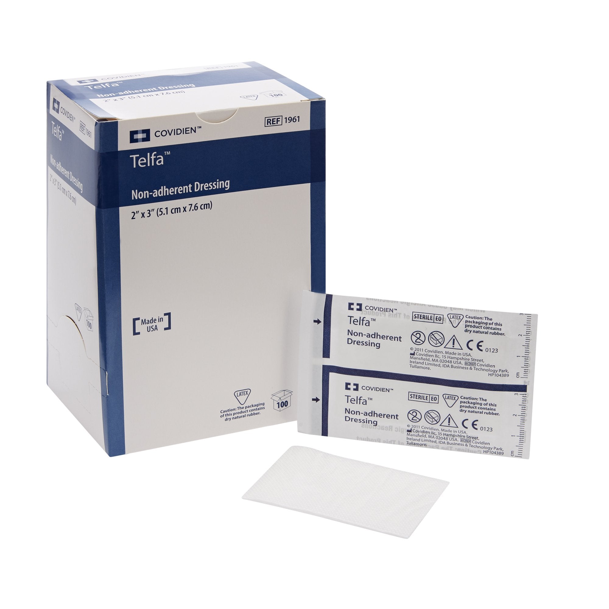 Non Adherent Dressing Telfa Ouchless 2 X 3 Inch Sterile 1 per Pack