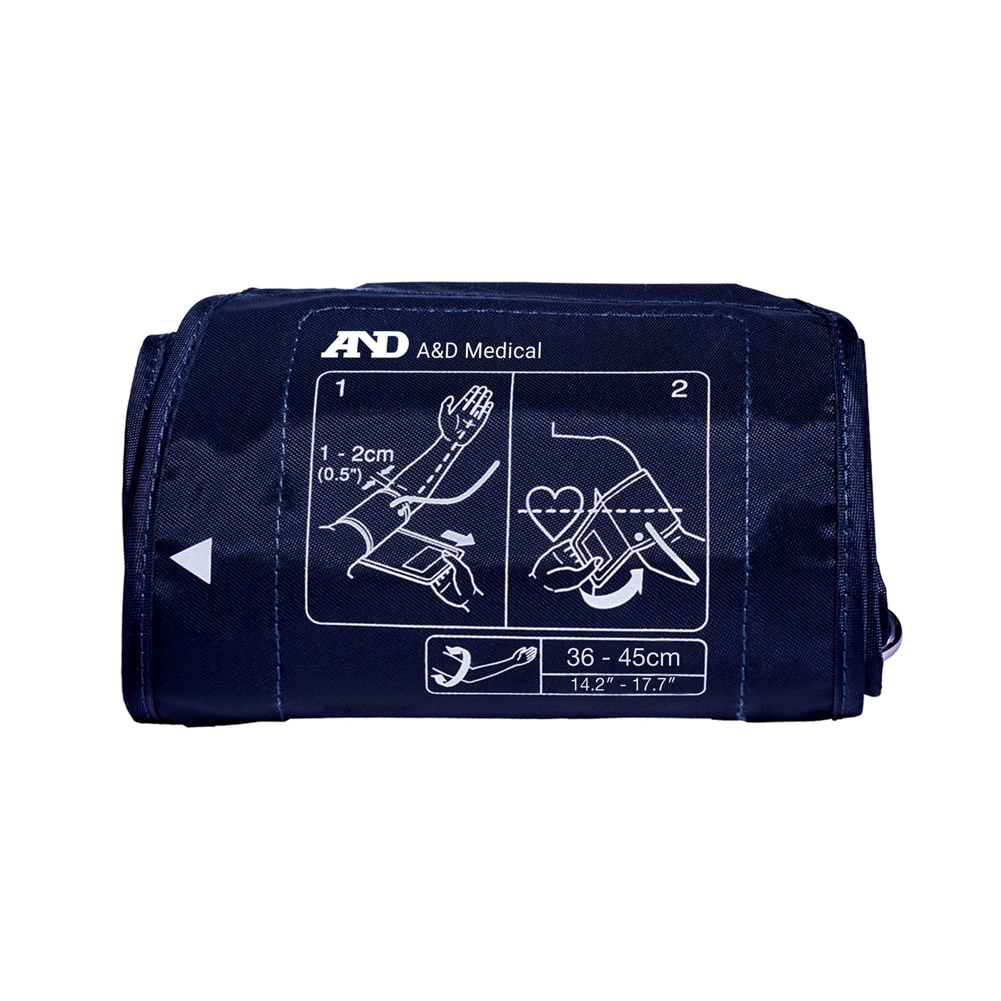 Reusable Blood Pressure Cuff Accufit 36 to 45 cm Arm Nylon Cuff Large Cuff