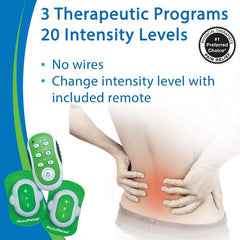 accurelief wireless tens unit pain relief device
