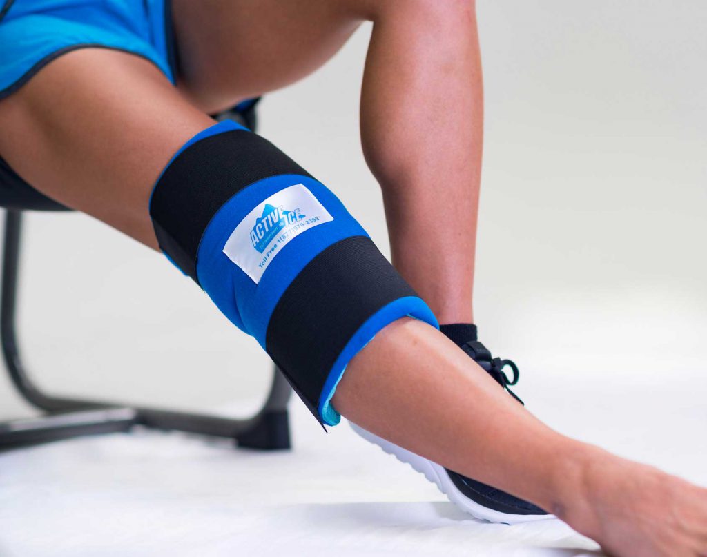 Active Ice® Knee Cold Pack with Wrap – 12 × 13 in Reusable Gel, One Size Fits Most | HCPCS A9273