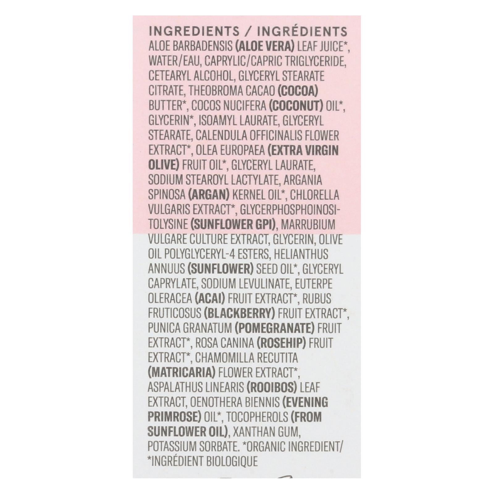 acure sensitive facial cream argan oil and sunflower amino acids 1 75 fl oz