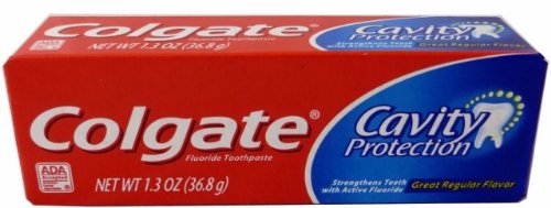 Toothpaste Colgate Cavity Protection Regular Flavor 1 oz. Tube