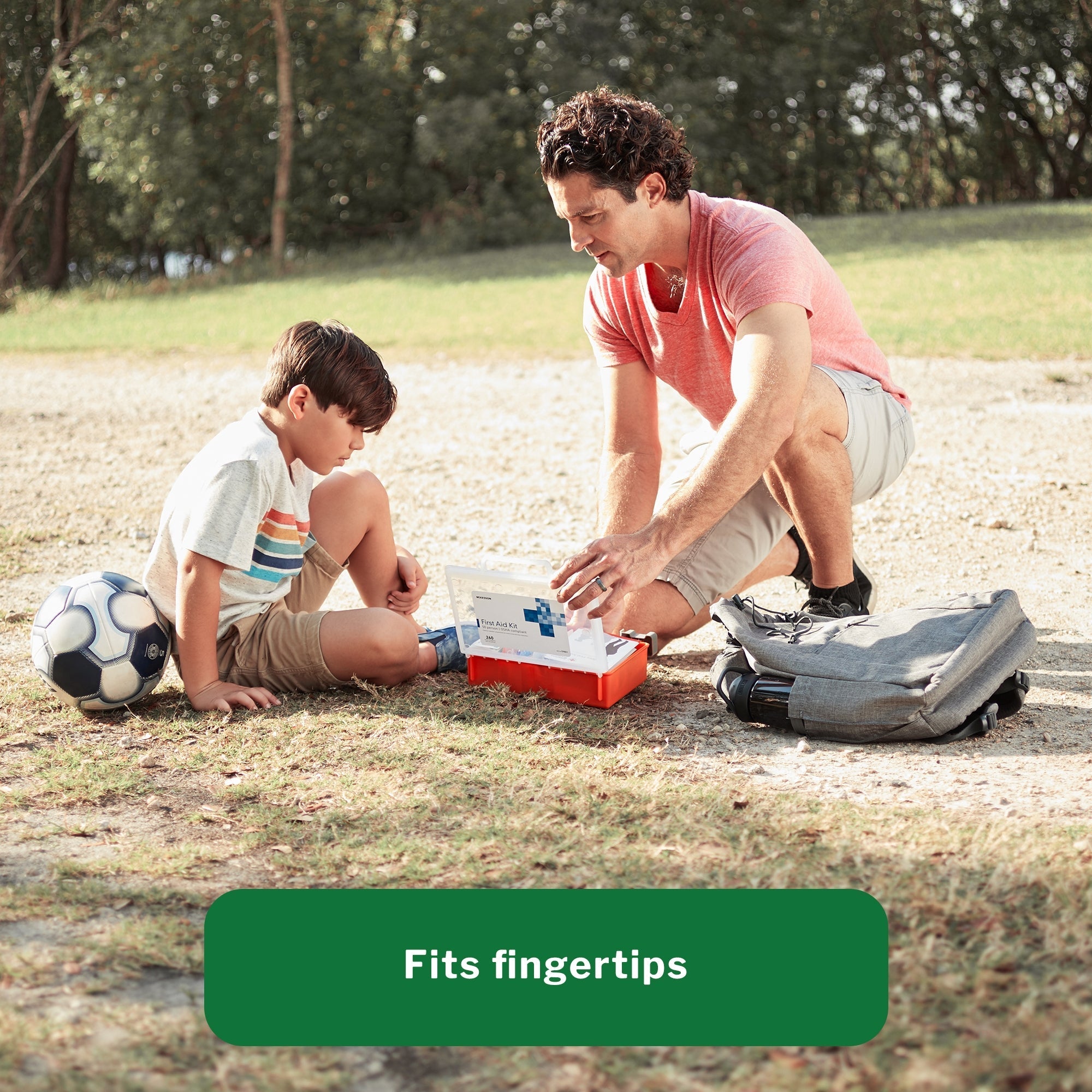 adhesive strip mckesson 1 7 x 2 inch fabric fingertip tan sterile packaging type box