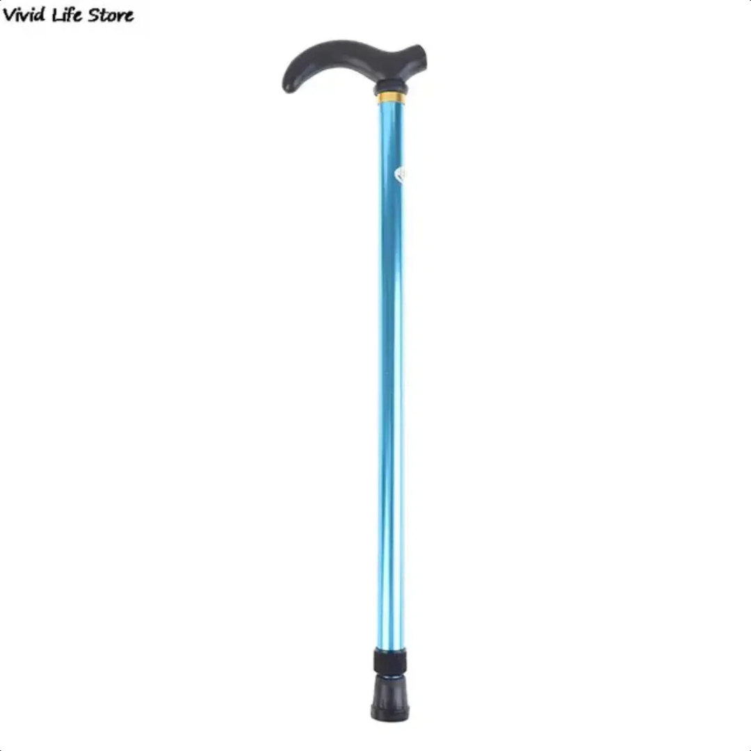 adjustable walking stick 2 section stable anti skid crutch seniors