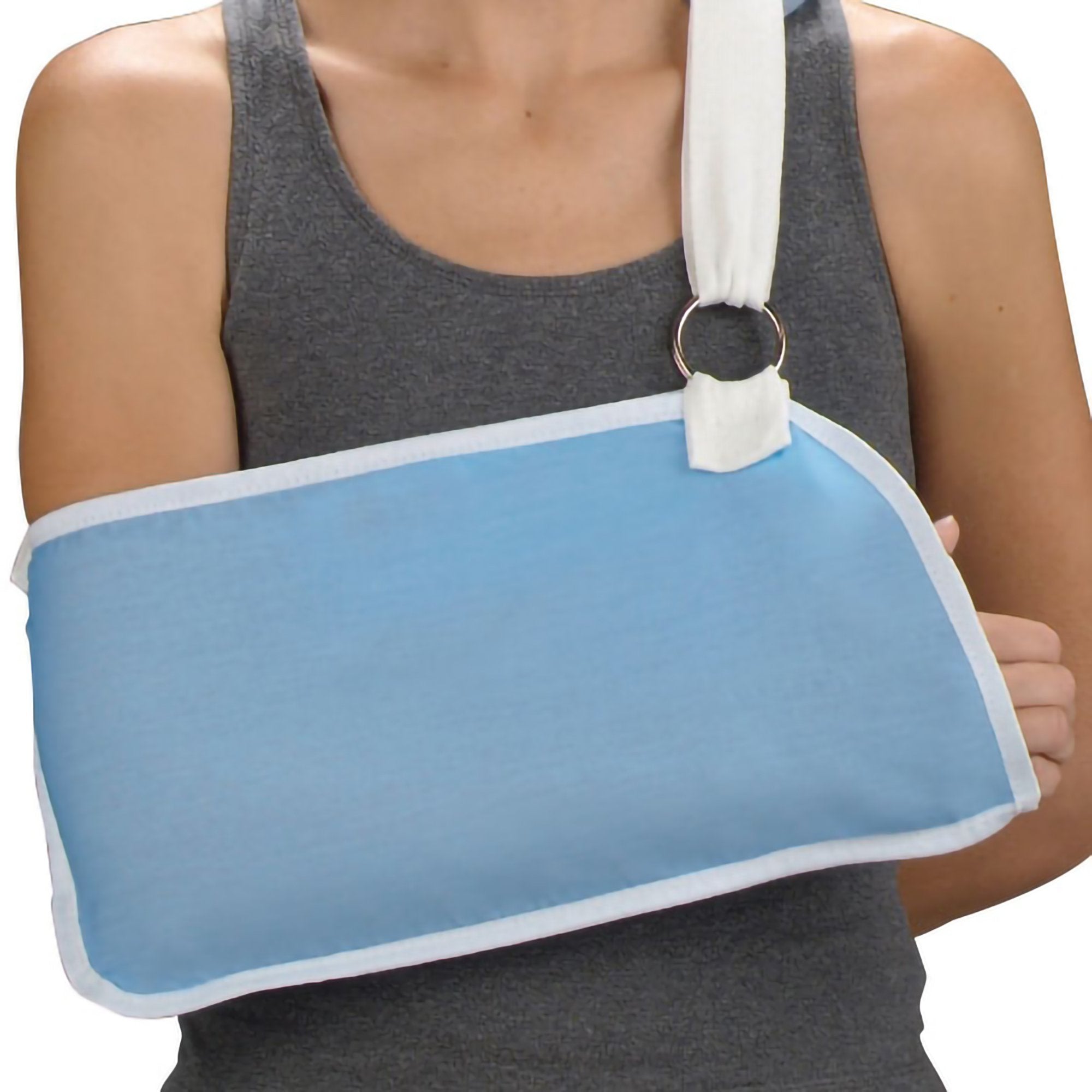 Arm Sling with Shoulder Pad PremierPro O-Ring / Hook and Loop Strap Closure Large