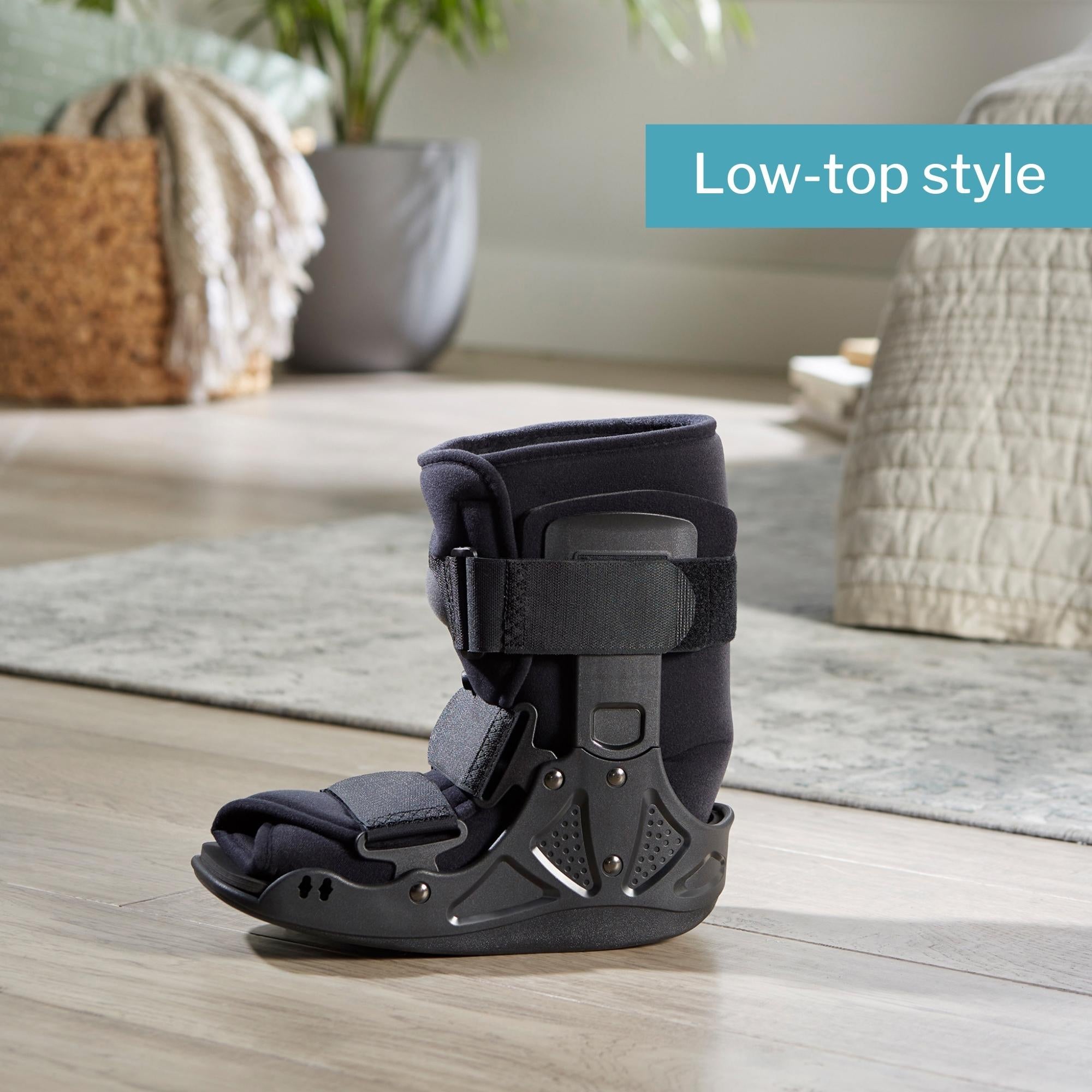 air walker boot mckesson pneumatic adult medium short packaging type each