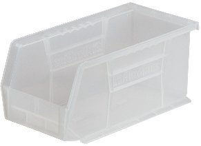 Storage Bin AkroBins Clear Plastic 5 X 5 1/2 X 10 7/8 Inch