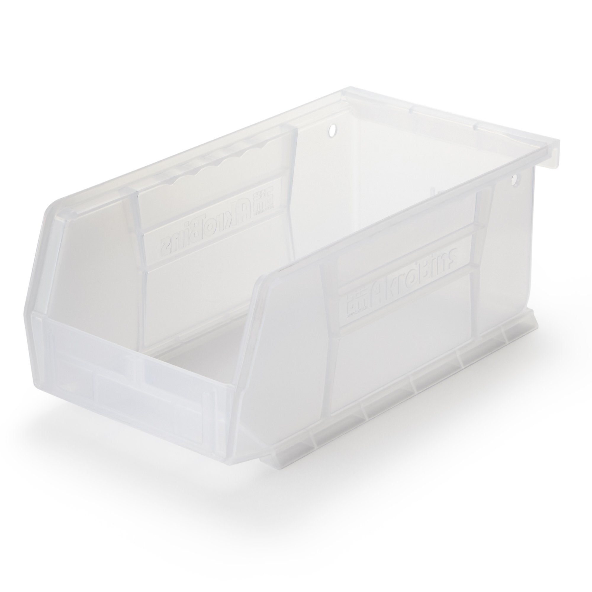 Storage Bin AkroBins Clear Plastic 3 X 4 1/8 X 7 3/8 Inch