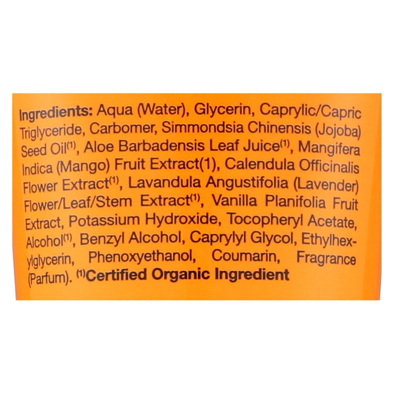 alba botanica very emollient cream shave mango vanilla 8 oz