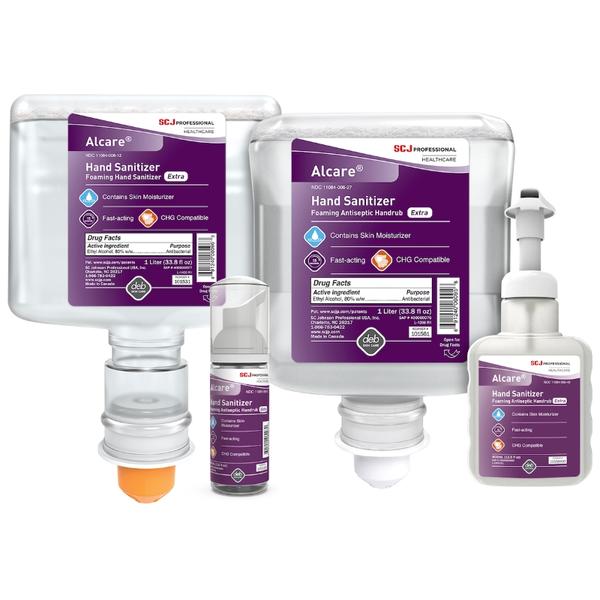 alcare extra foaming hand sanitizer 1000 ml refill unscented alcare extra hand sanitizer mk1112888ea
