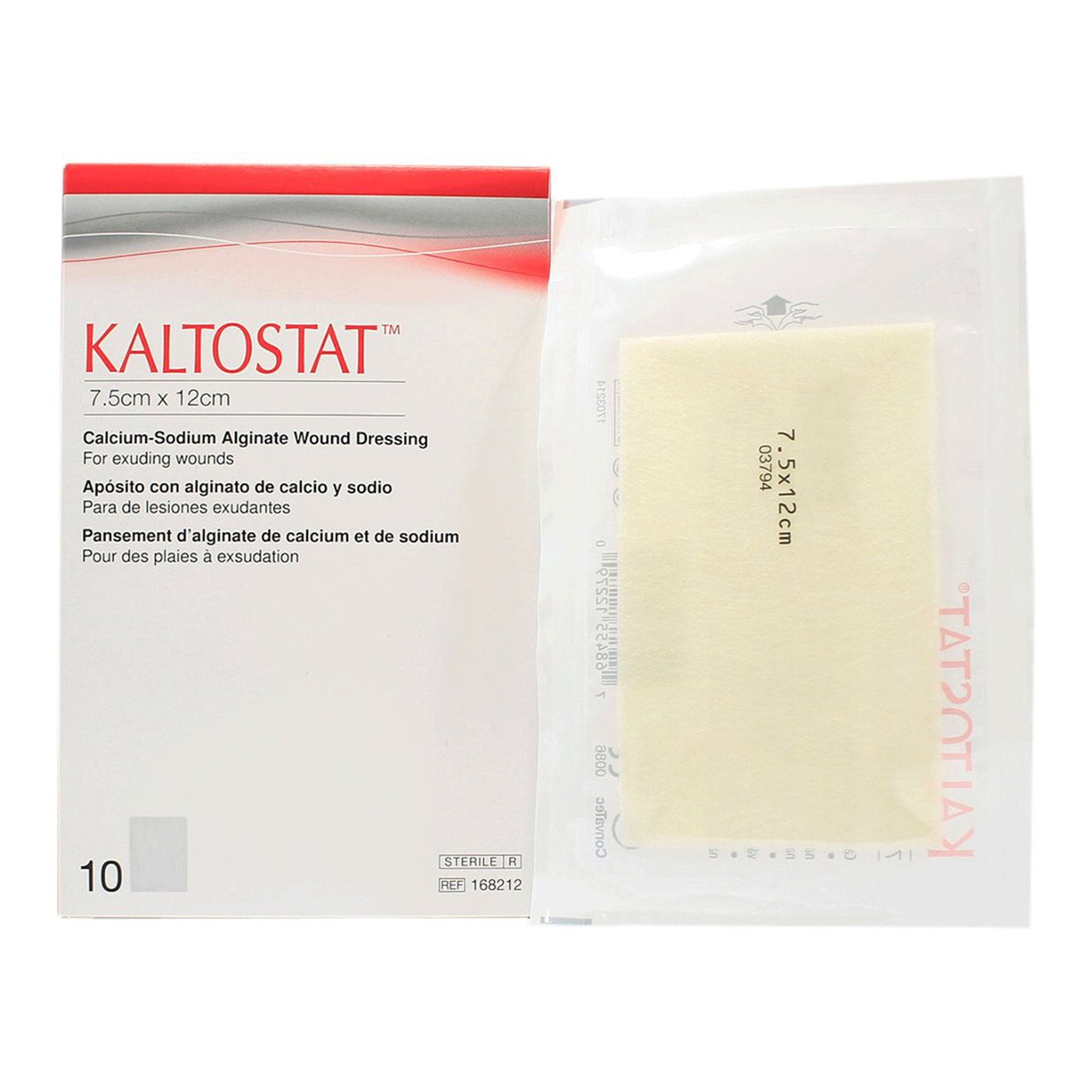 Alginate Dressing Kaltostat 3 X 4 3/4 Inch Rectangle